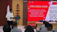 Kongres Pemilihan Dewan Pengurus Wilayah Ikatan Perancang Peraturan Perundang-undangan Indonesia (DPW IP3I) Provinsi Maluku digelar di Aula Kanwil Kementerian Hukum dan HAM Provinsi Maluku pada Selasa (29/10/2024). (Ist).