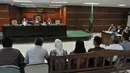 Suasana sidang lanjutan Sutan Bhatoegana  di Pengadilan Tipikor, Jakarta, Senin (18/5/2015).  Sebanyak 12 orang saksi dihadirkan dalam sidang tersebut. (Liputan6.com/Herman Zakharia)