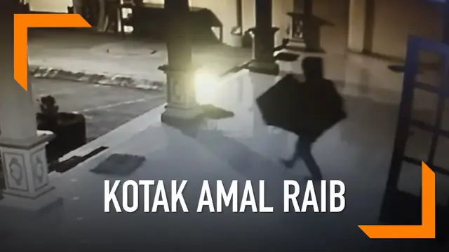 Dalam sehari, dua kotak amal masjid raib dicuri di Klaten.