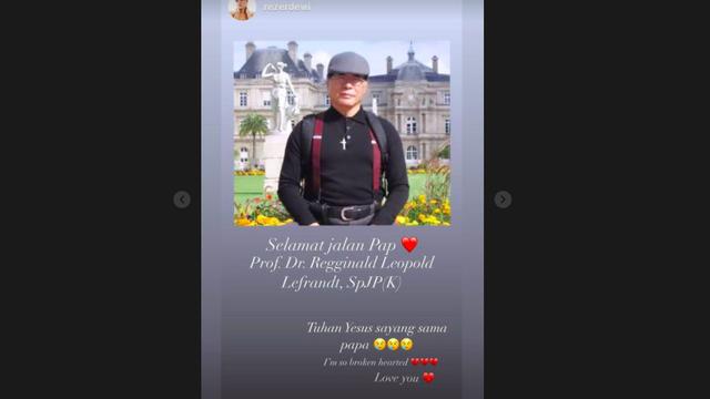 Marcelino Lefrandt Berduka, Ayahanda Meninggal Dunia