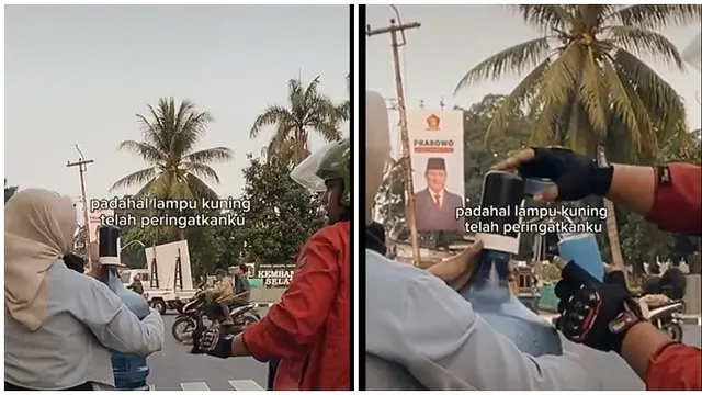 6 Kejadian Lucu di Lampu Merah Ini Tak Terduga, Jadi Perhatian Pengendara Lain