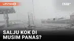Salju musim panas yang langka turun di beberapa bagian Mongolia, termasuk di Ulan Bator, ibu kota negara itu. Meskipun Mongolia memiliki iklim kontinental yang keras, salju di musim panas merupakan fenomena yang langka.
