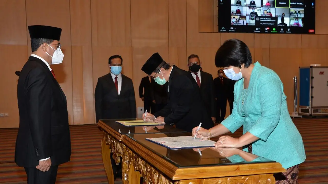 Sebanyak 629 jabatan administrasi di Kementerian Perhubungan (Kemenhub) yang terdiri dari pejabat administrator (eselon III) dan pejabat pengawas (eselon IV) disetarakan ke dalam jabatan fungsional. (Foto: Kemenhub)