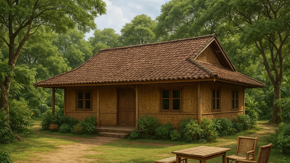 10 Model Rumah Sederhana di Desa dengan Halaman Luas dan Banyak Pepohonan, Asri dan Nyaman untuk Keluarga