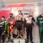 Kejuaraan nasional (Kejurnas) Eshark Rok Cup Indonesia 2022 putaran kedua usai digelar di Sentul International Karting Circuit, Minggu (20/3/2022). (Liputan6.com/Muhamad Husni Tamami)