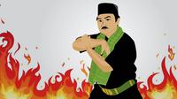 Ilustrasi pendekar Betawi (Deisy Rika/Liputan6.com)