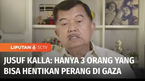 VIDEO: Jusuf Kalla Bicara Soal Kematian Pimpinan Hamas dan Masa Depan Palestina