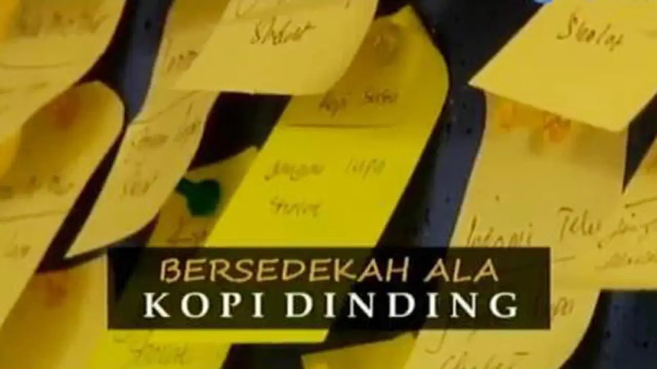 Karamah: Bersedekah ala Kopi Dinding