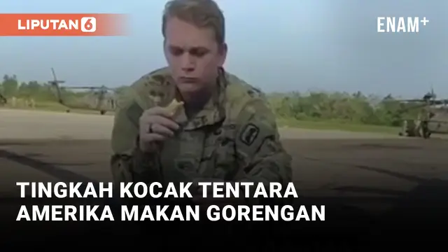 Prajurit TNI Ajarkan Tentara Amerika Makan Gorengan dan Ngopi ala Orang Indonesia