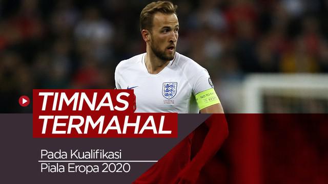 Berita video timnas termahal di kualifikasi Piala Eropa 2020.
