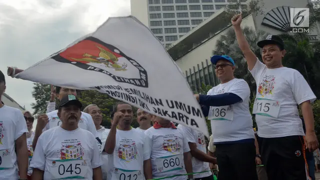 KPU DKI Jakarta Ajak Warga Lomba Lari