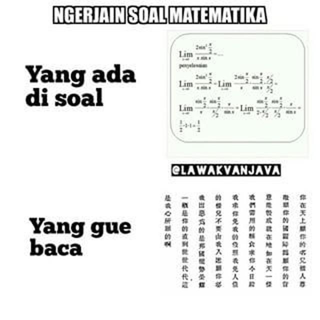 6 Meme Soal Ujian Lebih Sulit dari Tugas Harian Ini Kocak, Relate dengan Siswa