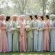 Model Baju Bridesmaid ala Malaysia (Ilustrasi AI)