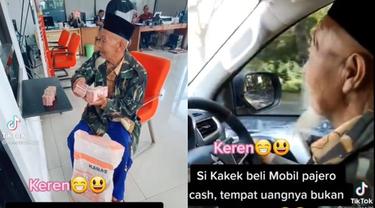 Viral Kakek Beli Mobil Pajero Dibayar Tunai, Uang Dibawa Pakai Karung Beras