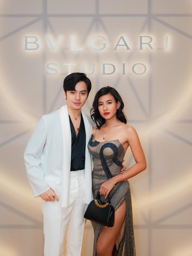 Angga Yunanda dan Shenina Cinnamon di Bulgari Studio, Seoul, Korea Selatan (Photos by Bulgari & Imanuel Abraham @snap.nuel)