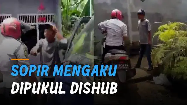 Pengemudi mobil pick up kejar petuga Dishub sampai perkampungan karena mengaku dipukuli.