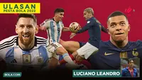 Ulasan Luciano Leandro - Argentina Vs Prancis&nbsp;(Bola.com/Bayu Kurniawan Santoso)