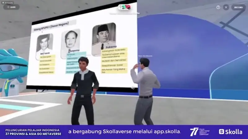 Metode belajar Imersif menggunakan Metaverse pertama di Indonesia.