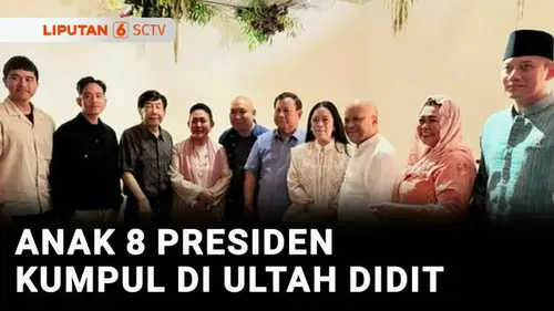 VIDEO: Momen Spesial, Anak 8 Presiden Kumpul di Ultah Didit Hediprasetyo Putra Prabowo