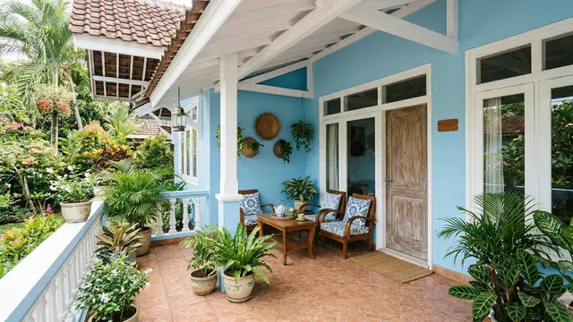 Ide Kombinasi Warna Cat Teras (Foto: Gemini AI)