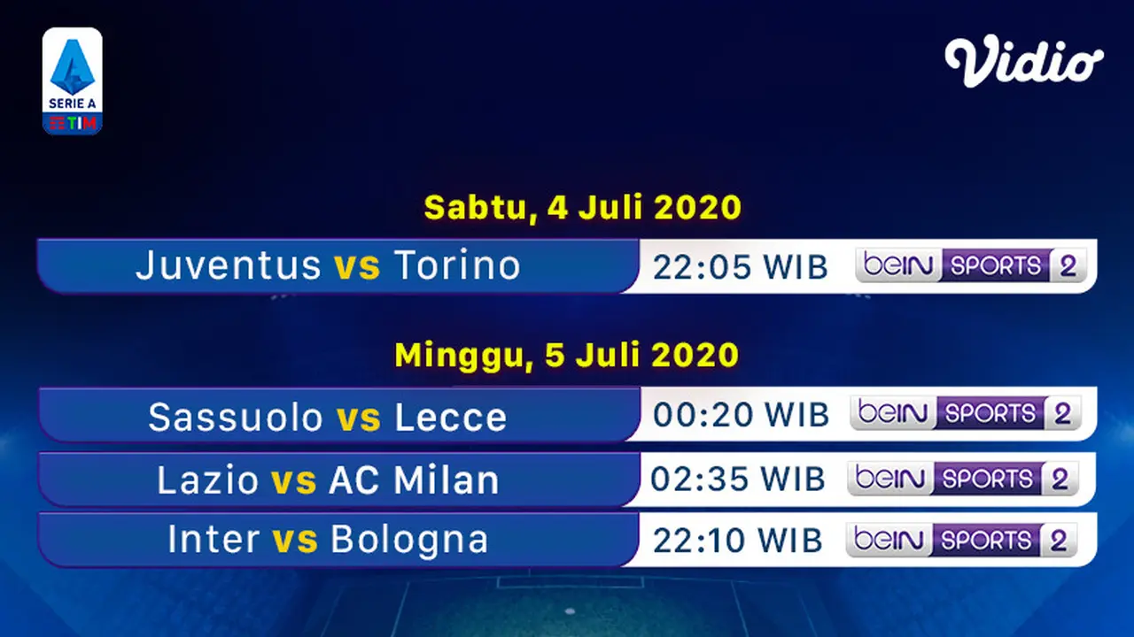 Jadwal Serie A