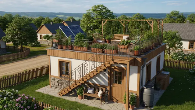 Contoh Rumah 1 Lantai dengan Rooftop Sederhana/Gemini AI