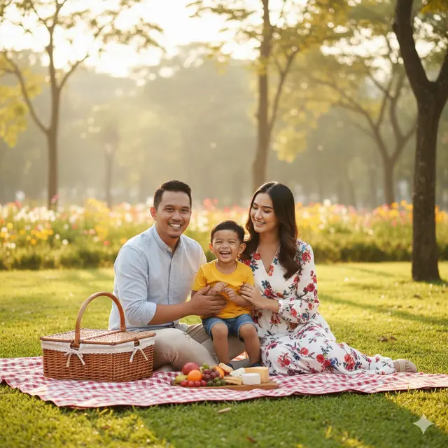 7 Ide Prompt Gemini AI Foto Keluarga Bertiga, Hasil Realistis & Estetik Ala Photoshoot Profesional