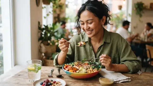 Perhatikan Pola Makan Bergizi Seimbang (AI Generated)