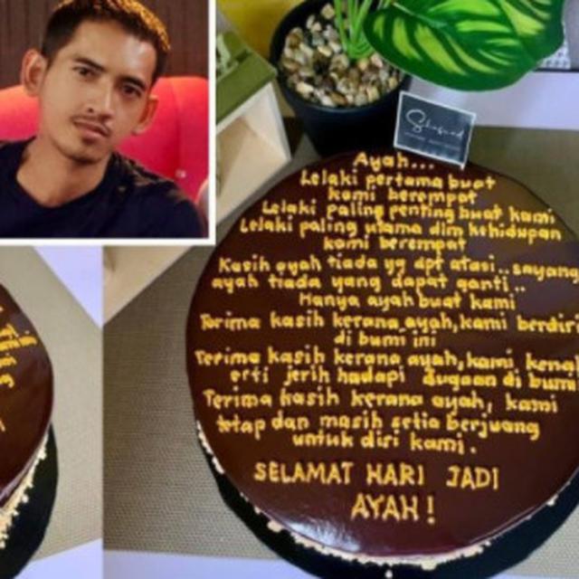 Tak Hanya Ucapan Selamat Remaja Tulis Curhat Di Kue Ultah Ayahnya Ini Bikin Haru Hot Liputan6 Com
