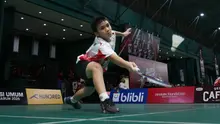 Aksi atlet KU 11 Putra asal Palembang, Jethro Alexander Kemas pada Audisi Umum PB Djarum 2026. (Bola.com/PB Djarum)