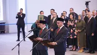 Ketua Mahkamah Agung, H. M. Syarifuddin mengambil sumpah jabatan dan melantik dua Anggota Dewan Komisioner (ADK) OJK yaitu Agusman sebagai Kepala Eksekutif Pengawas Lembaga Pembiayaan, Perusahaan Modal Ventura, Lembaga Keuangan Mikro dan lembaga jasa keuangan lainnya serta Hasan Fawzi sebagai Kepala Eksekutif Pengawas Inovasi Teknologi Sektor Keuangan,Aset Keuangan Digital dan Aset Kripto.