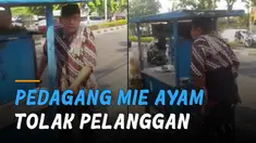 Mendengar sang pelanggan belum divaksin, pedagang menolak pesanan.