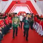 Plt Ketua Umum Partai Persatuan Pembangunan (PPP) Mardiono saat menghadiri kegiatan Rapat Kerja Nasional (Rakernas) IV PDIP, di JIExpo, Kemayoran, Jakarta Pusat, Jumat (29/9/2023). (Dok. PDIP)