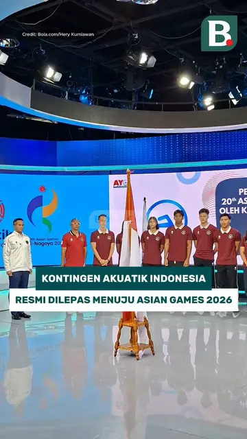 Kontingen Akuatik Indonesia resmi dilepas menuju Asian Games 2026