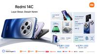 Xiaomi merilis Redmi 14C, sebuah smartphone Rp 1 jutaan yang dilengkapi dengan kamera 50MP yang didukung AI. (Foto: Xiaomi Indonesia)