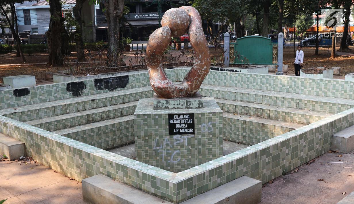 Foto Kondisi Taman Puring Memprihatinkan News Liputan6com