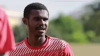 I Nyoman Ansanay menambah daftar pemain eks PON Papua di skuat Persipura BRI Liga 1 2021-2022. (Bola.com/Gatot Susetyo)
