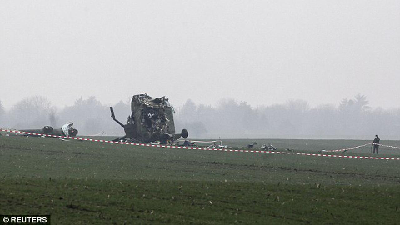 Helikopter Penyelamat Bayi Serbia Jatuh  