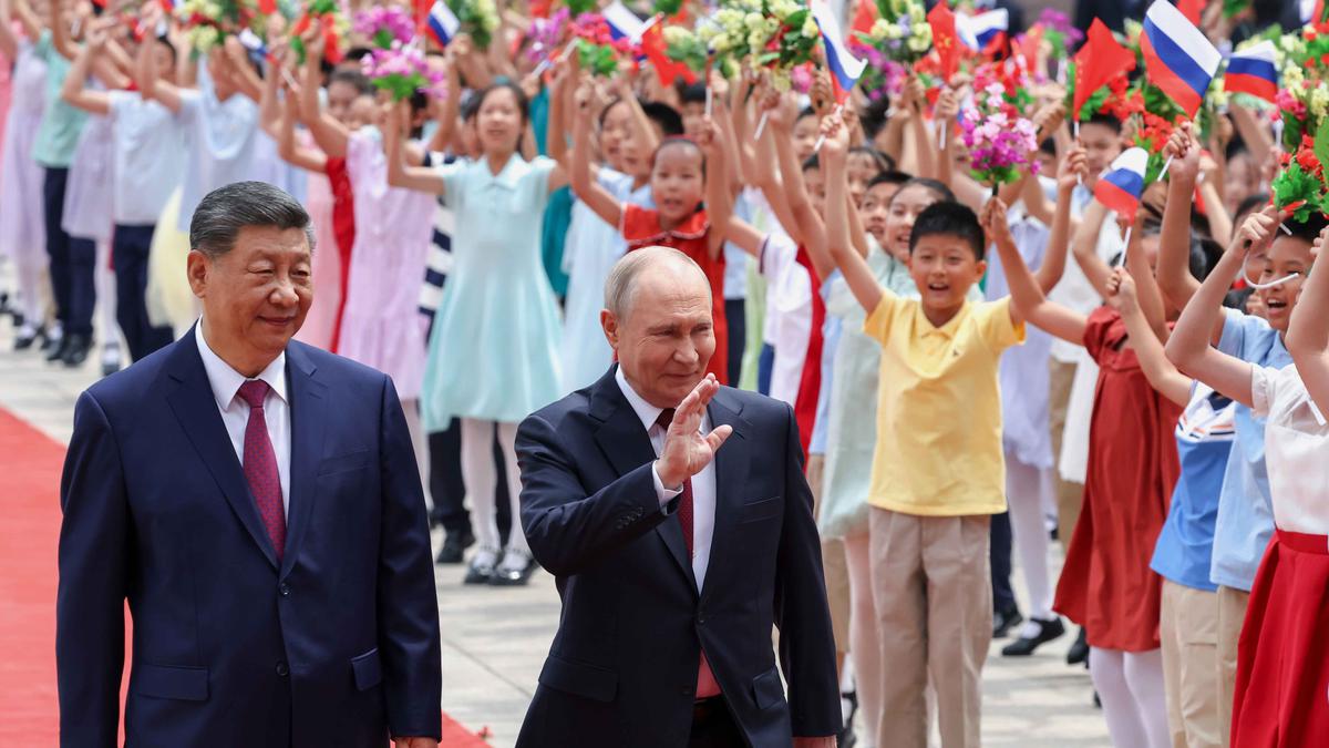 Presiden China Xi Jinping Terima Kunjungan Kenegaraan Vladimir Putin