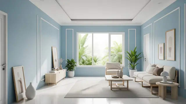 Inspirasi Cat Rumah Sederhana yang Bikin Suasana Lebih Tenang (AI Generated)