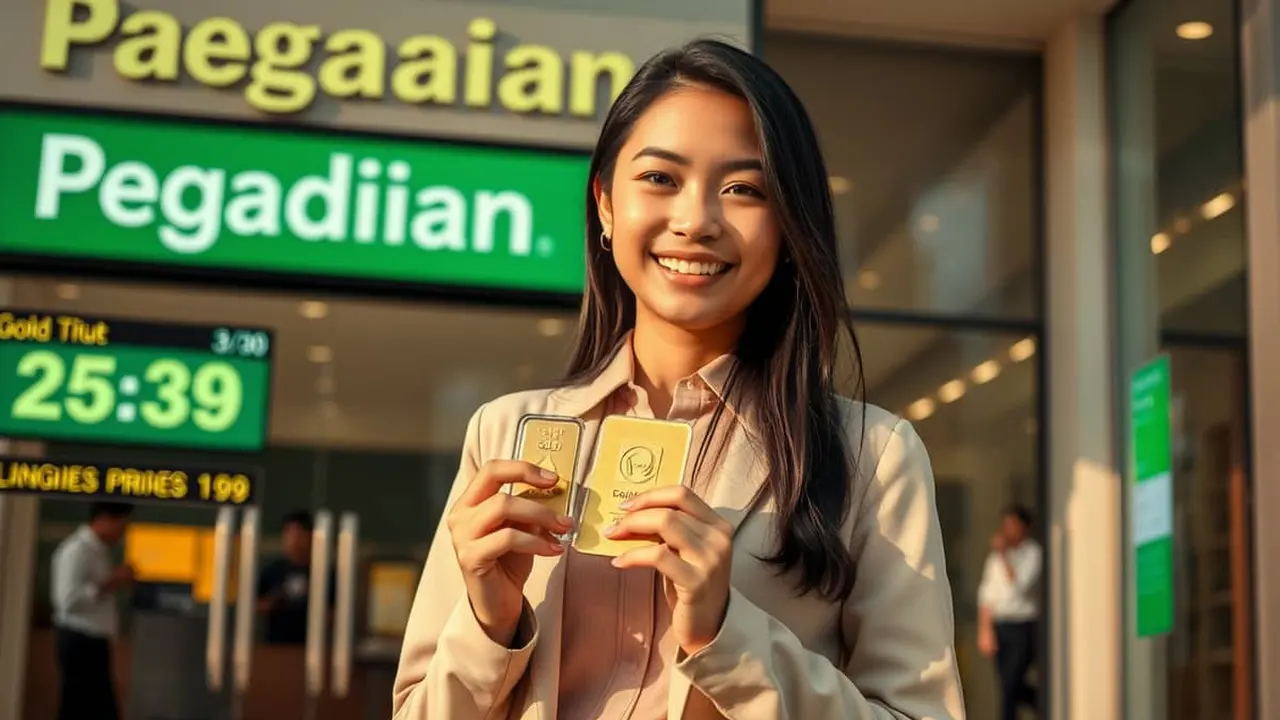 cara menabung emas di pegadaian