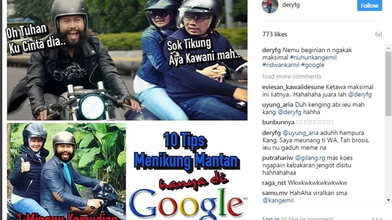 [Bintang] Heboh Meme Lirik Lagu Dia di Media Sosial
