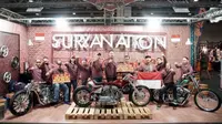 Rombongan Champions Team Suryanation Motorland 2017 di arena Motor Bike Expo 2018. (ist)