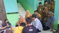 Menteri Sosial Saifullah Yusuf atau Gus Ipul, kunjungi Panti Asuhan Yayasan Darussalam An Nur, di Kecamatan Pinang dan juga Rumah Perlindungan Sosial (RPS), Kota Tangerang.