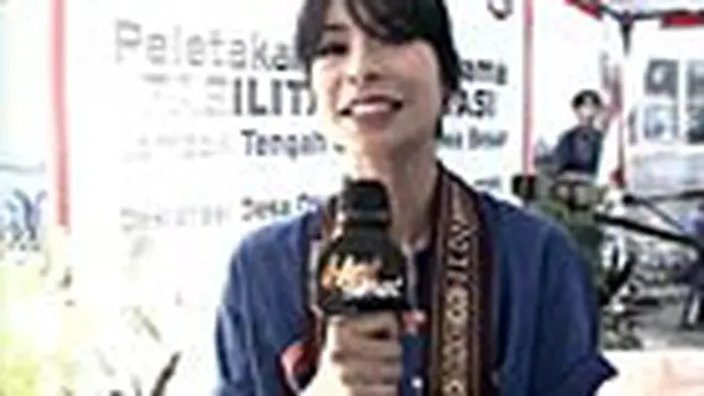 Shareefa Danish Ikut Pundi Amal ke Lombok