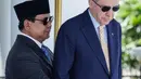 Kunjungan Presiden Recep Tayyip Erdogan ke Indonesia ini dalam rangka kunjungan kenegaraan guna mempererat hubungan baik yang telah terjalin antara Indonesia dan Turkiye. (YASUYOSHI CHIBA/AFP)