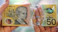Uang kertas 50 dolar Australia ditemukan terdapat kesalahan cetak. (RESERVE BANK OF AUSTRALIA)
