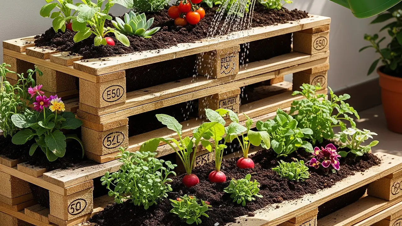Model Kebun Mini untuk Keluarga Sibuk (AI)