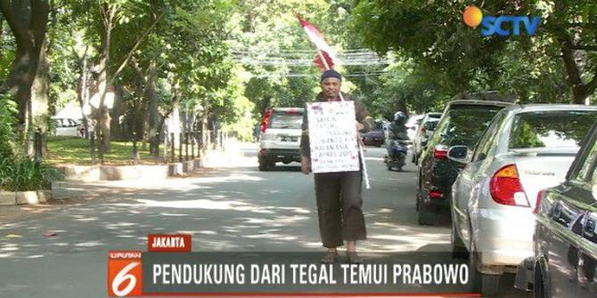 Jalan Kaki dari Tegal ke Jakarta, Rahman Kebingungan Cari Rumah Prabowo