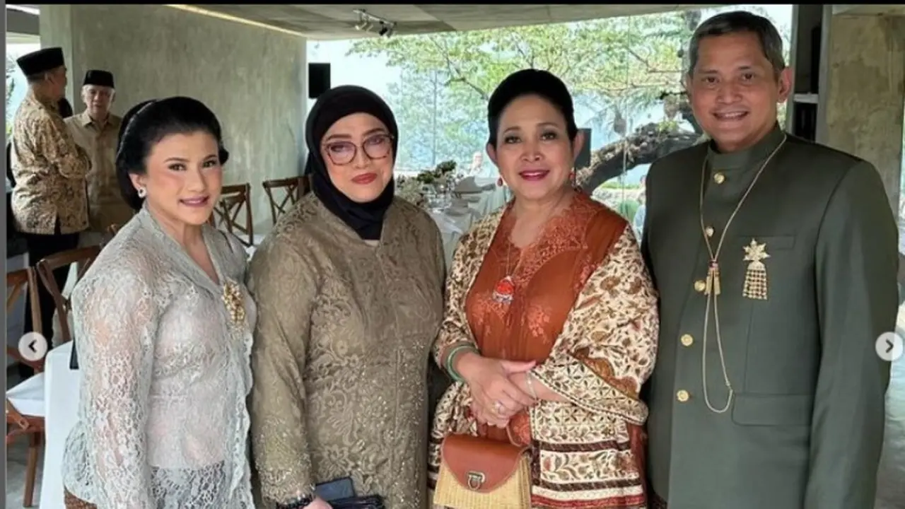 Pemeran Catatan Si Boy Onky Alexander Nikahkan Putrinya, Dihadiri Keluarga Cendana Termasuk Titiek Soeharto